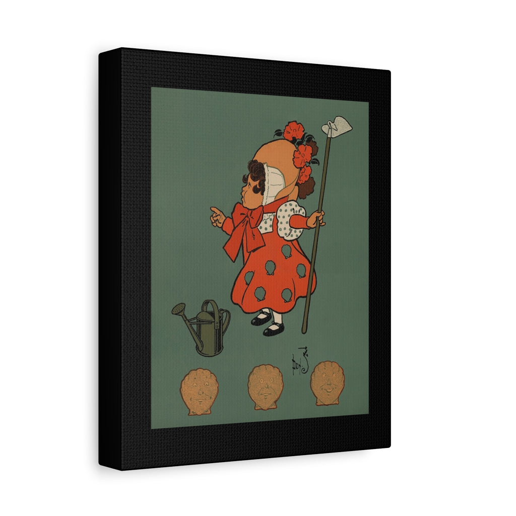 Mistress Mary Quite Contrary Canvas Wall Art