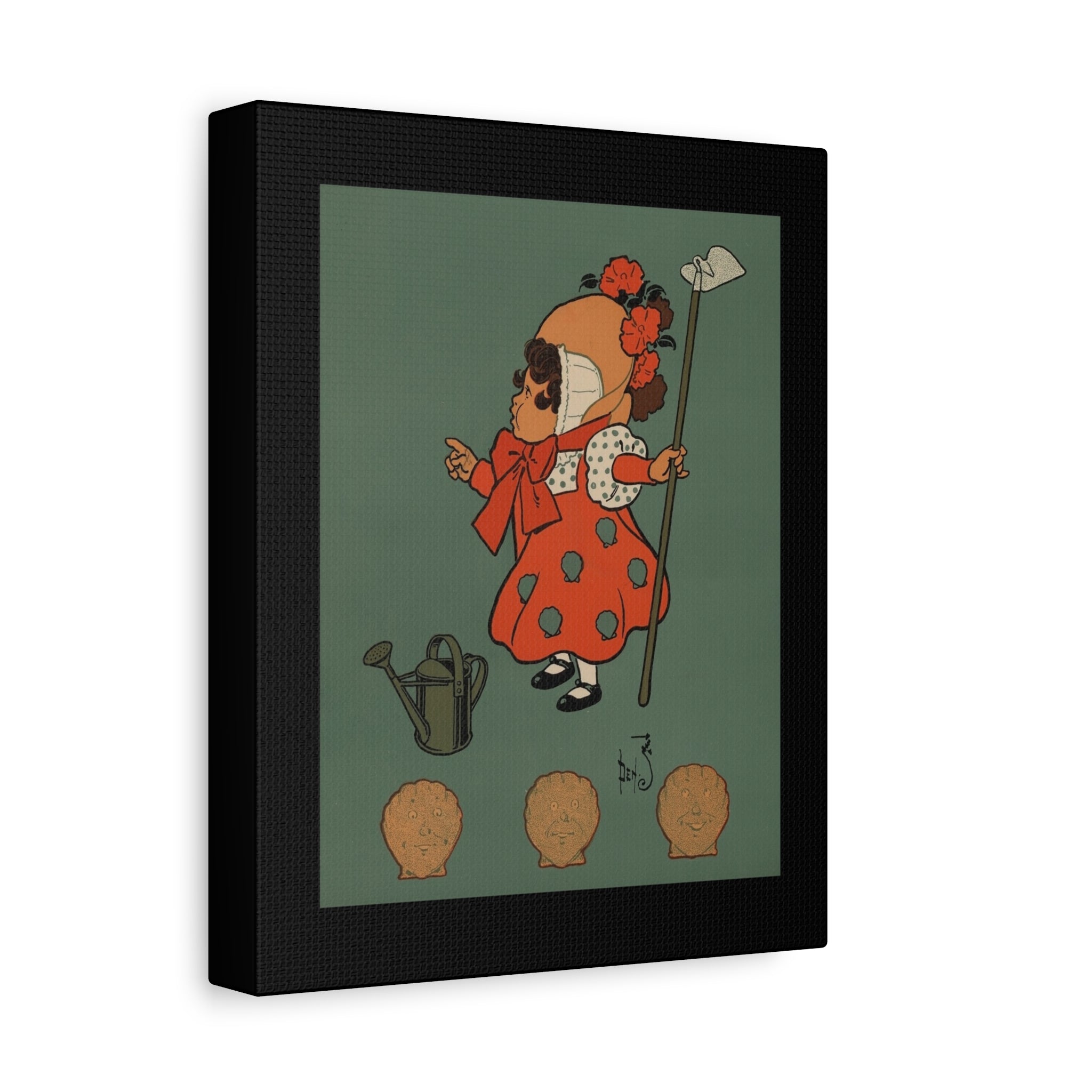 Mistress Mary Quite Contrary Canvas Wall Art
