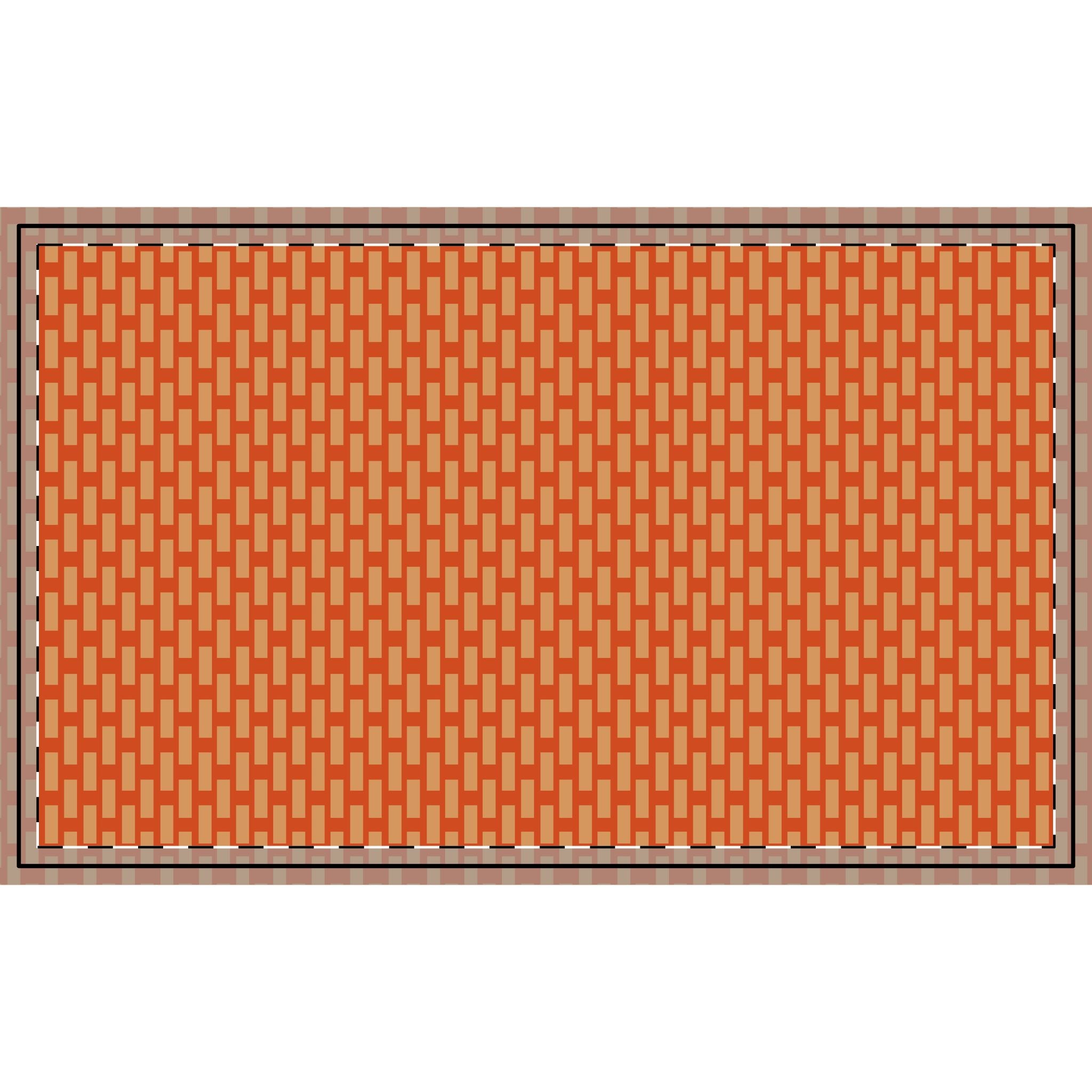 Bricks - Orange and Gold