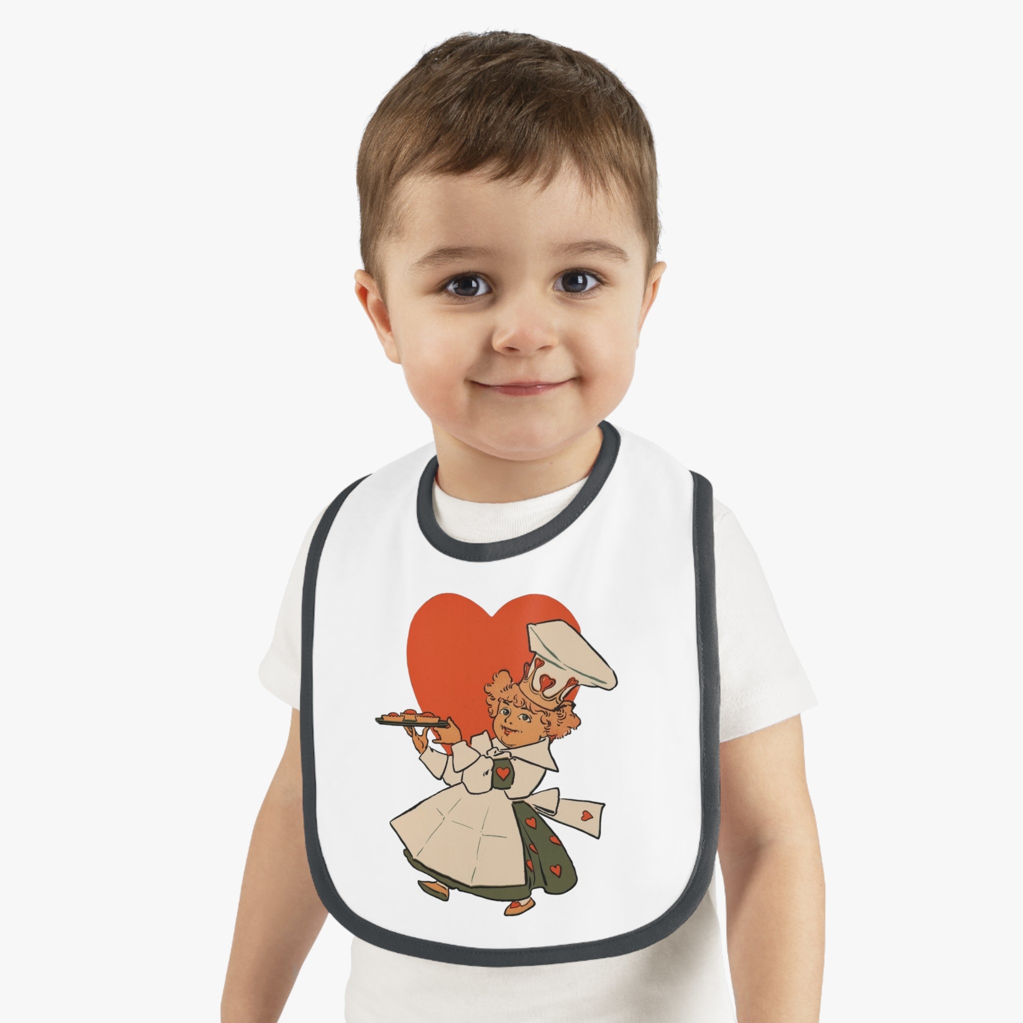 Queen of Hearts Baby Bib