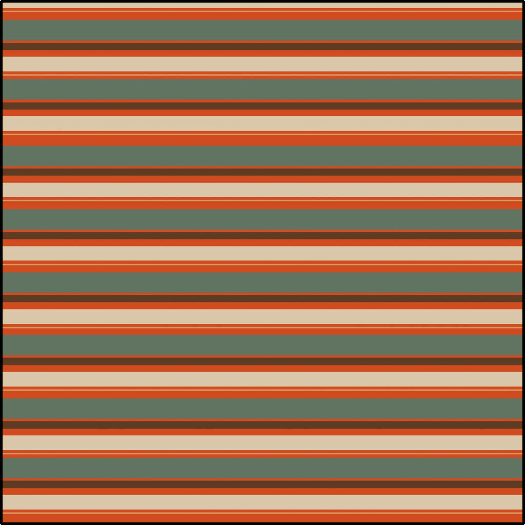 Stripes - Teal and Cream