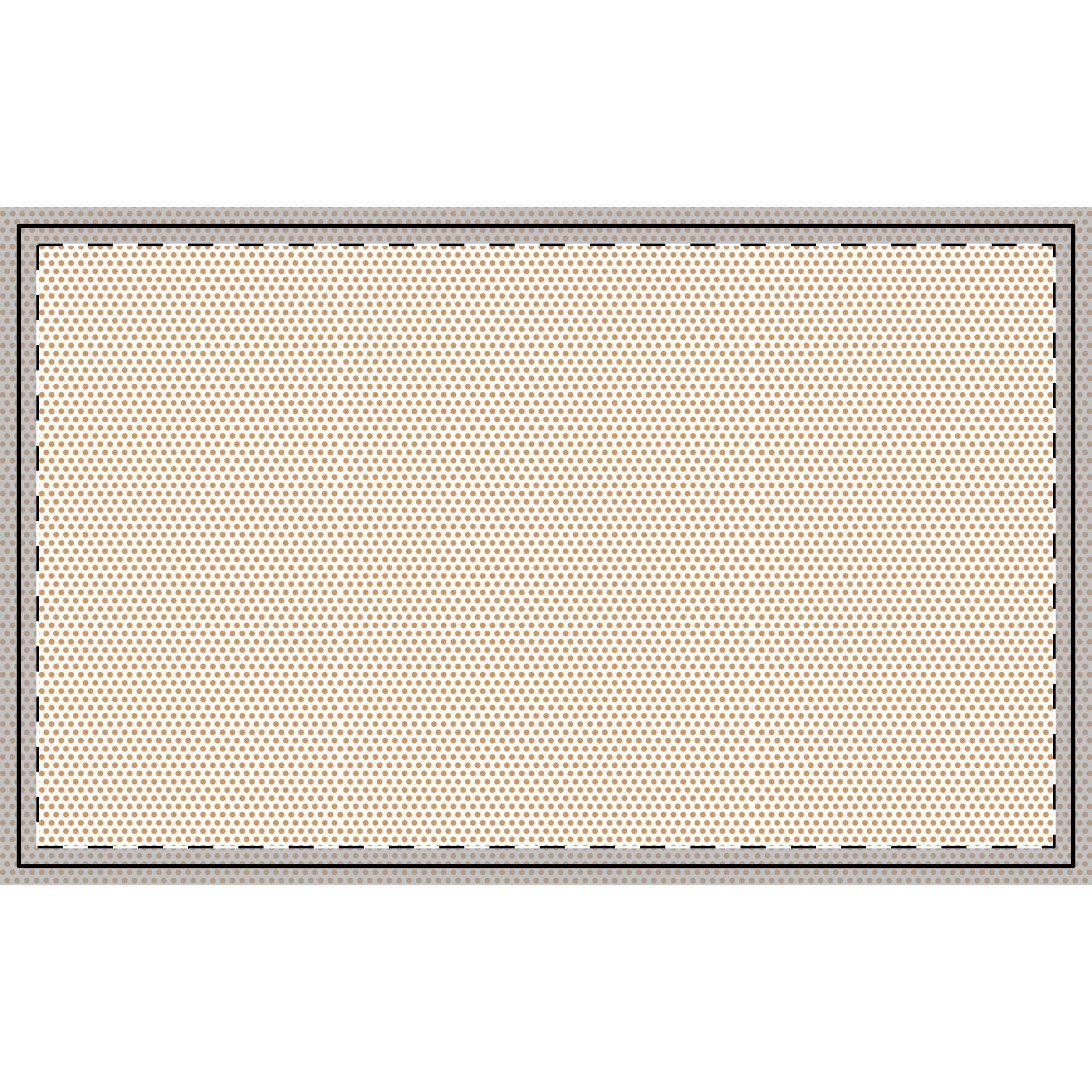 Polka Dots - White with Gold