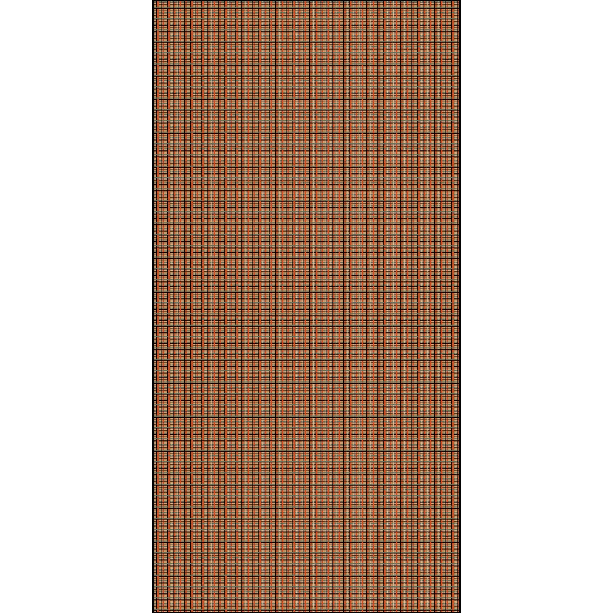 Plaid - Cream and Orange