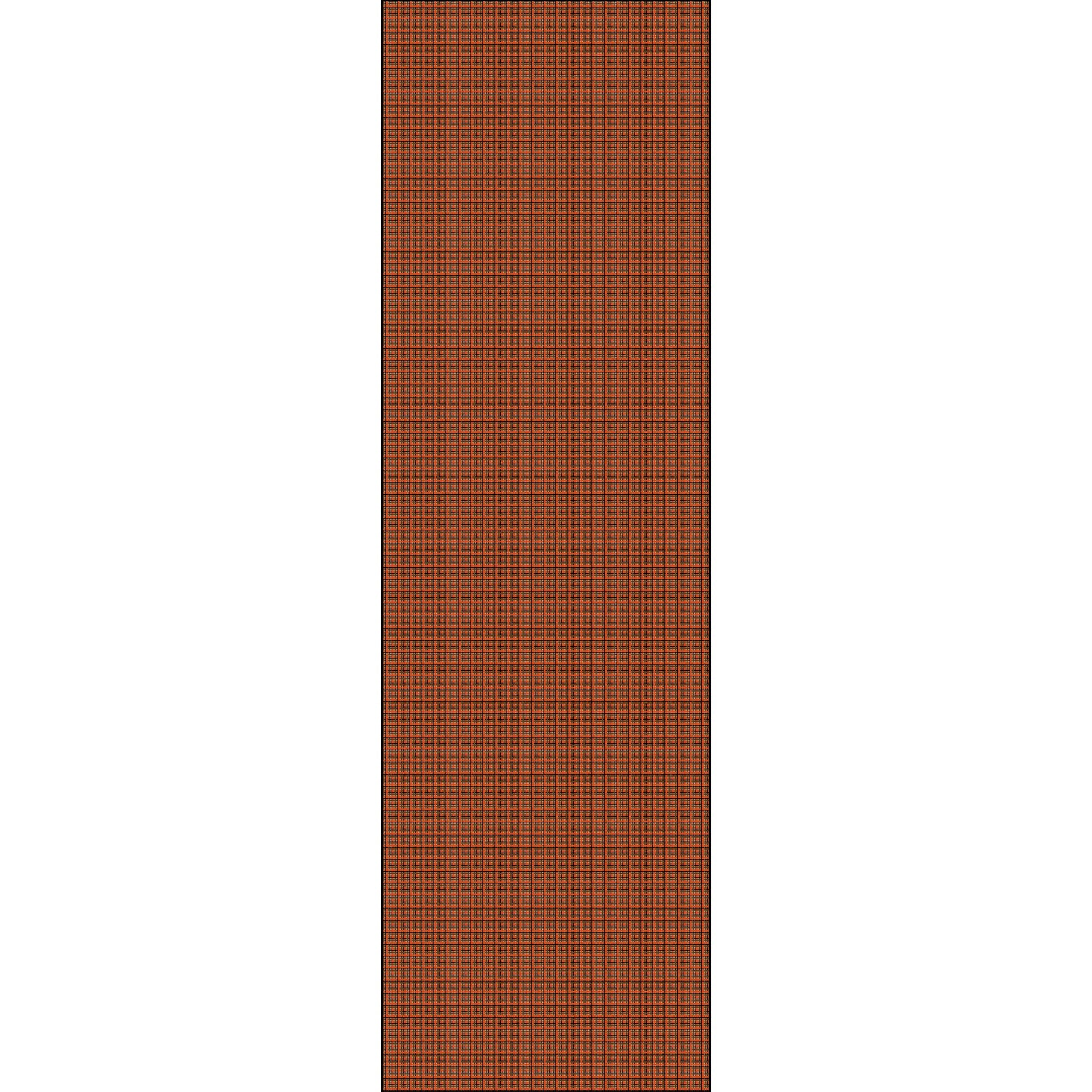 Plaid - Orange and Brown