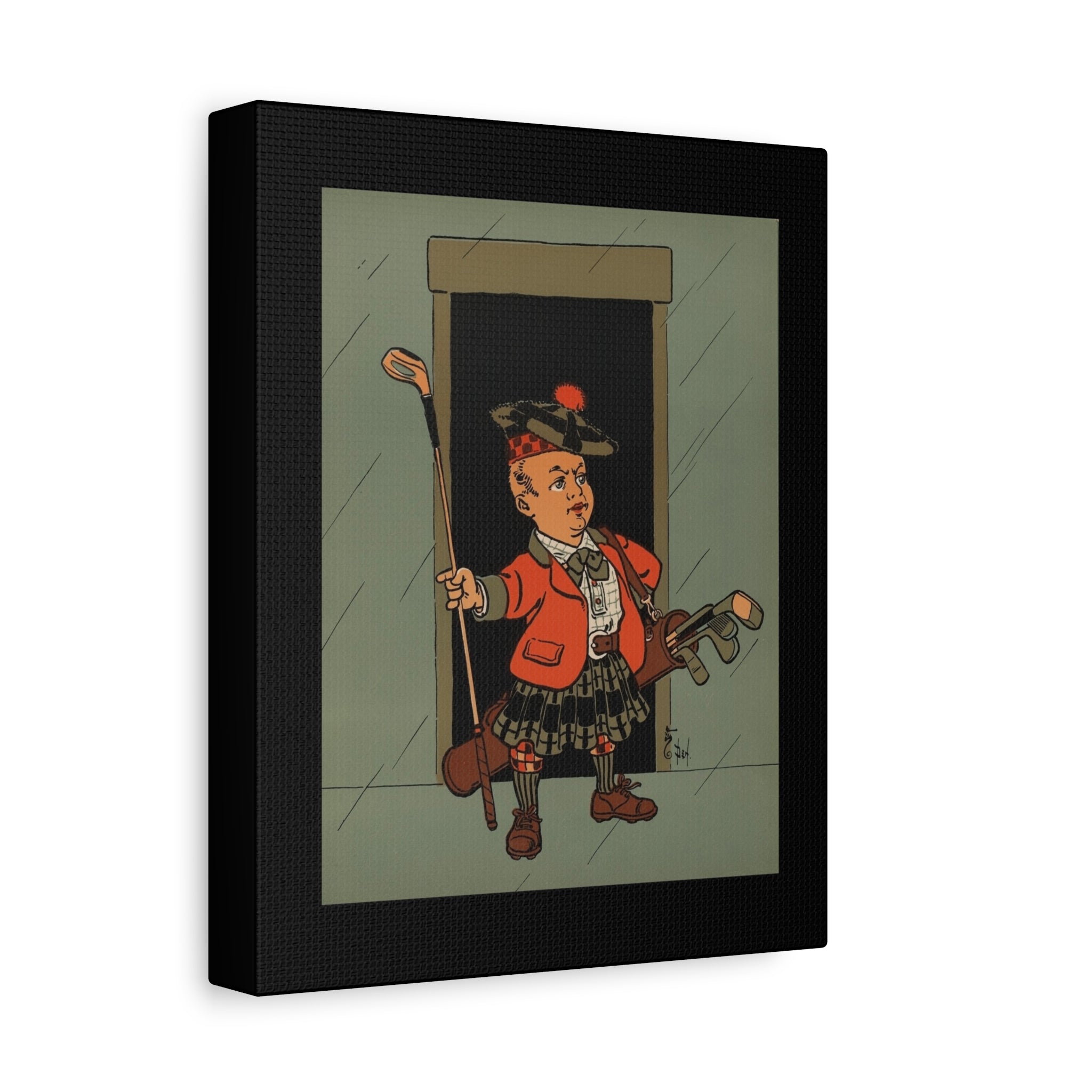 Rain Rain Go Away - Little Arthur Canvas Wall Art