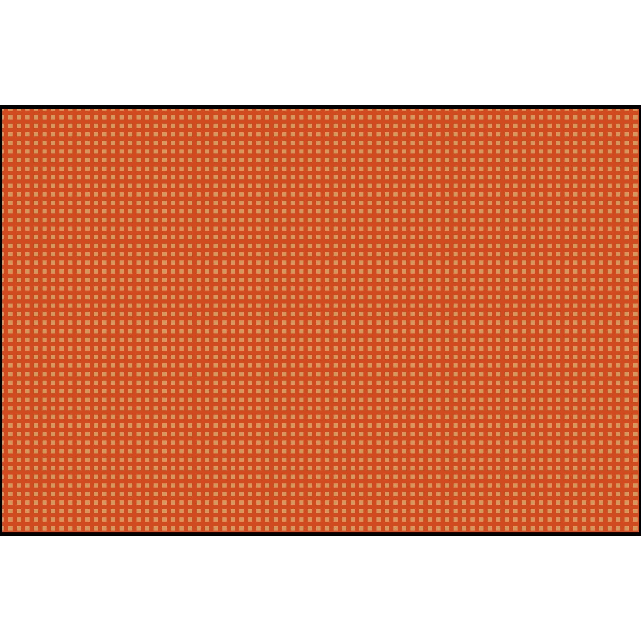 Checks - Gold on Orange