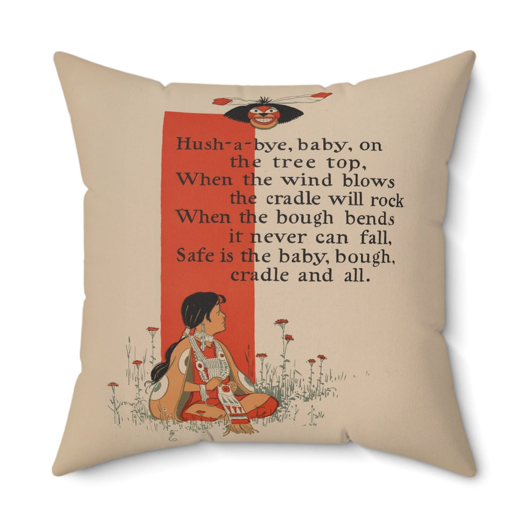 Hush-a-bye Baby Throw Pillow