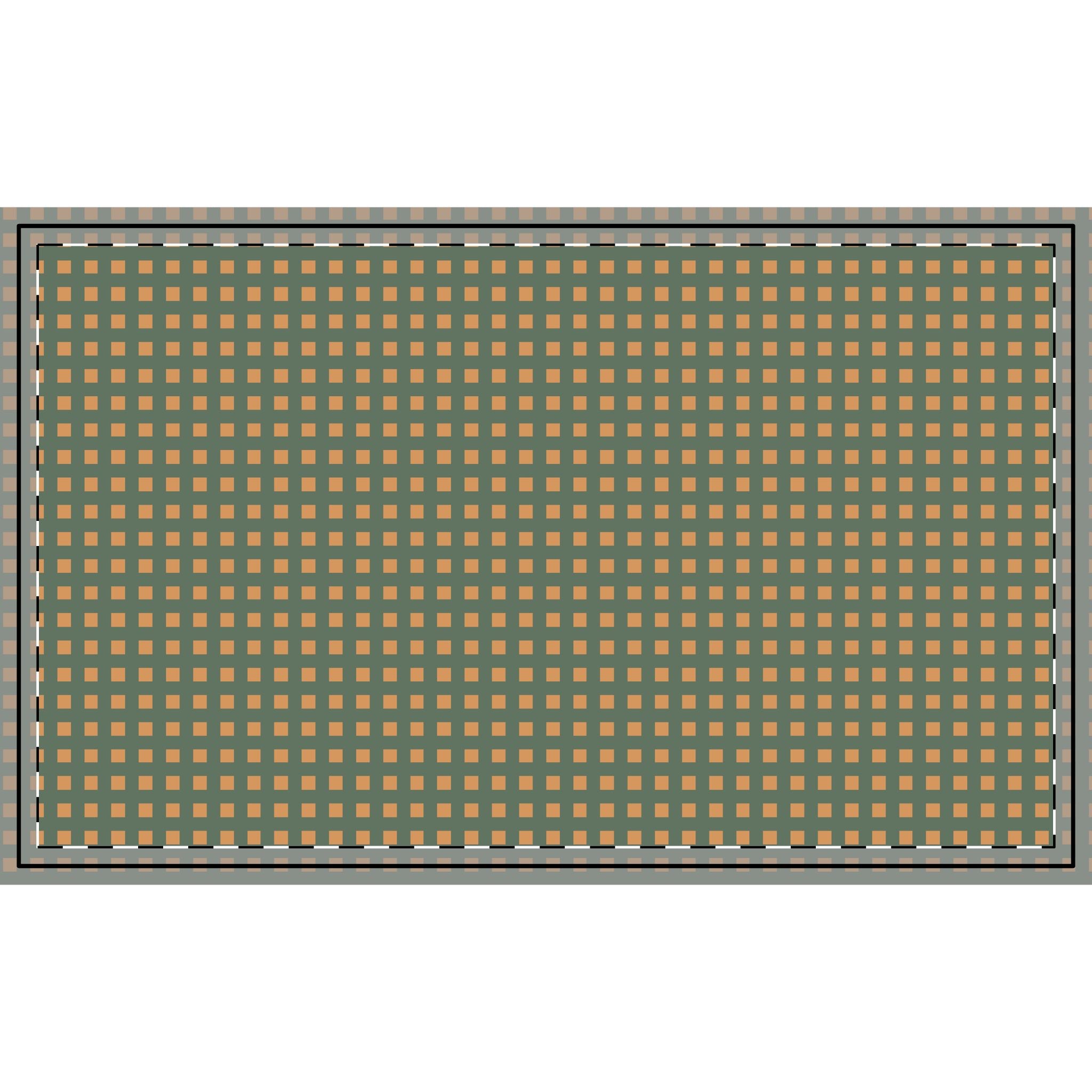 Checks - Gold on Teal