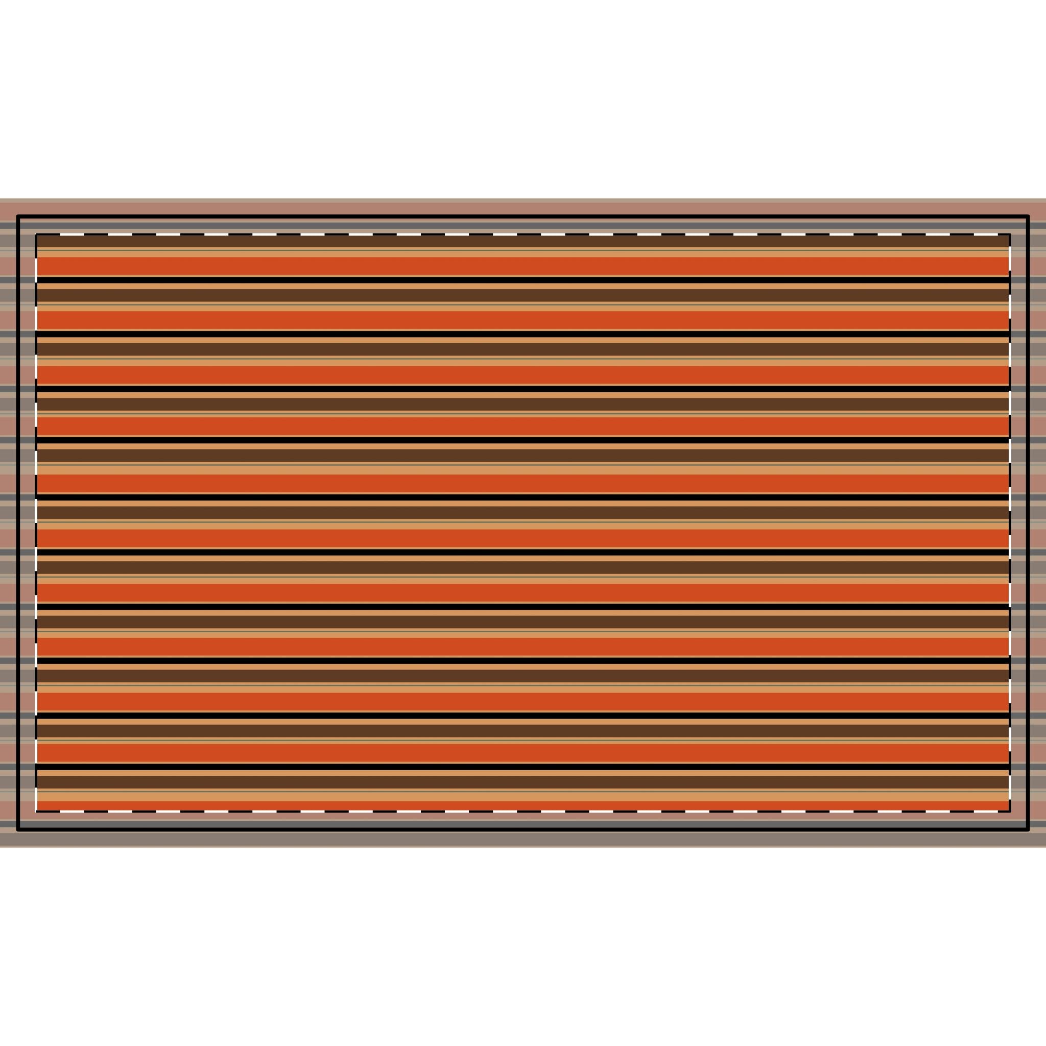 Stripes - Orange and Gold