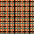Plaid - Cream and Orange