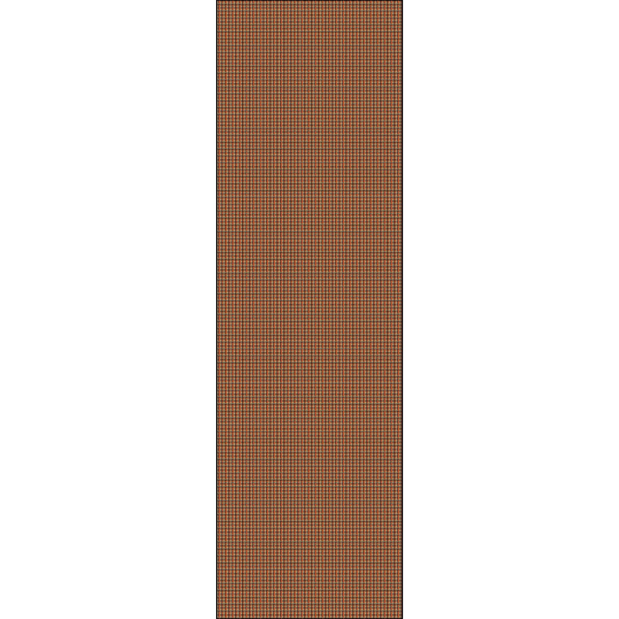 Plaid - Cream and Orange