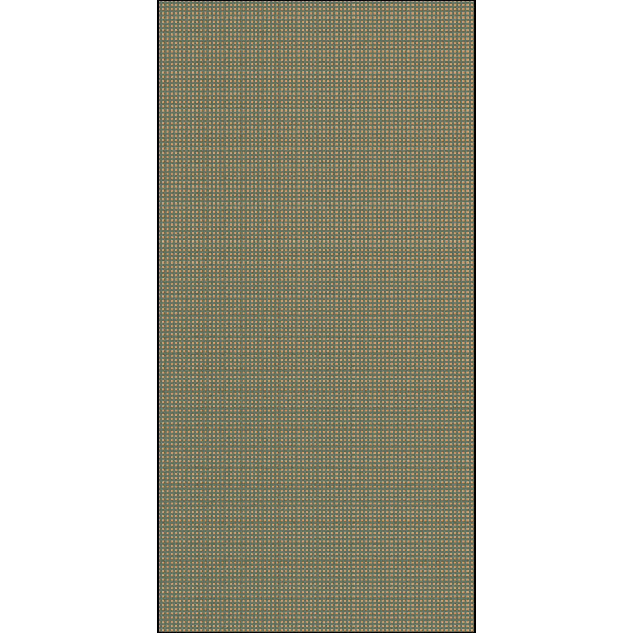 Checks - Gold on Teal