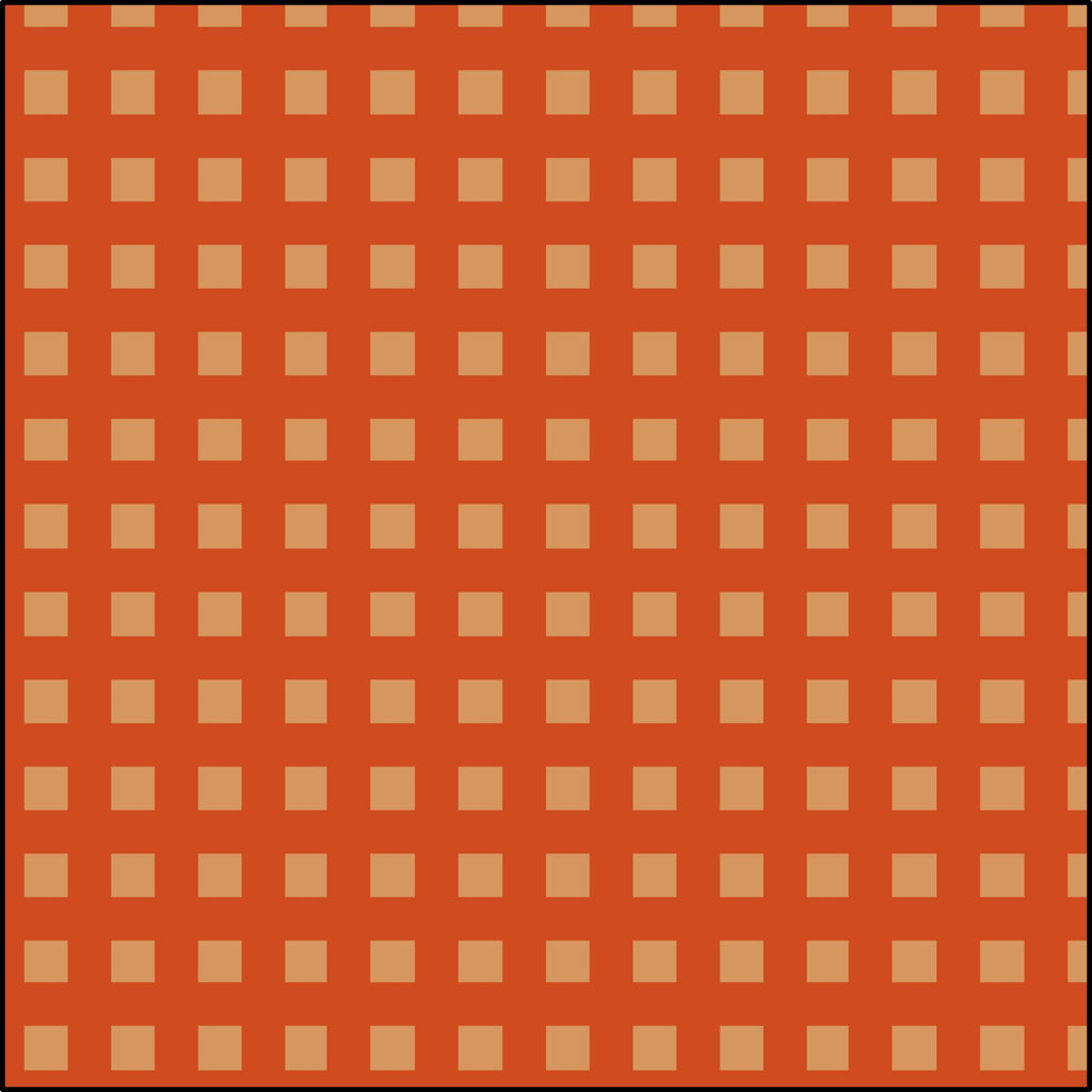 Checks - Gold on Orange