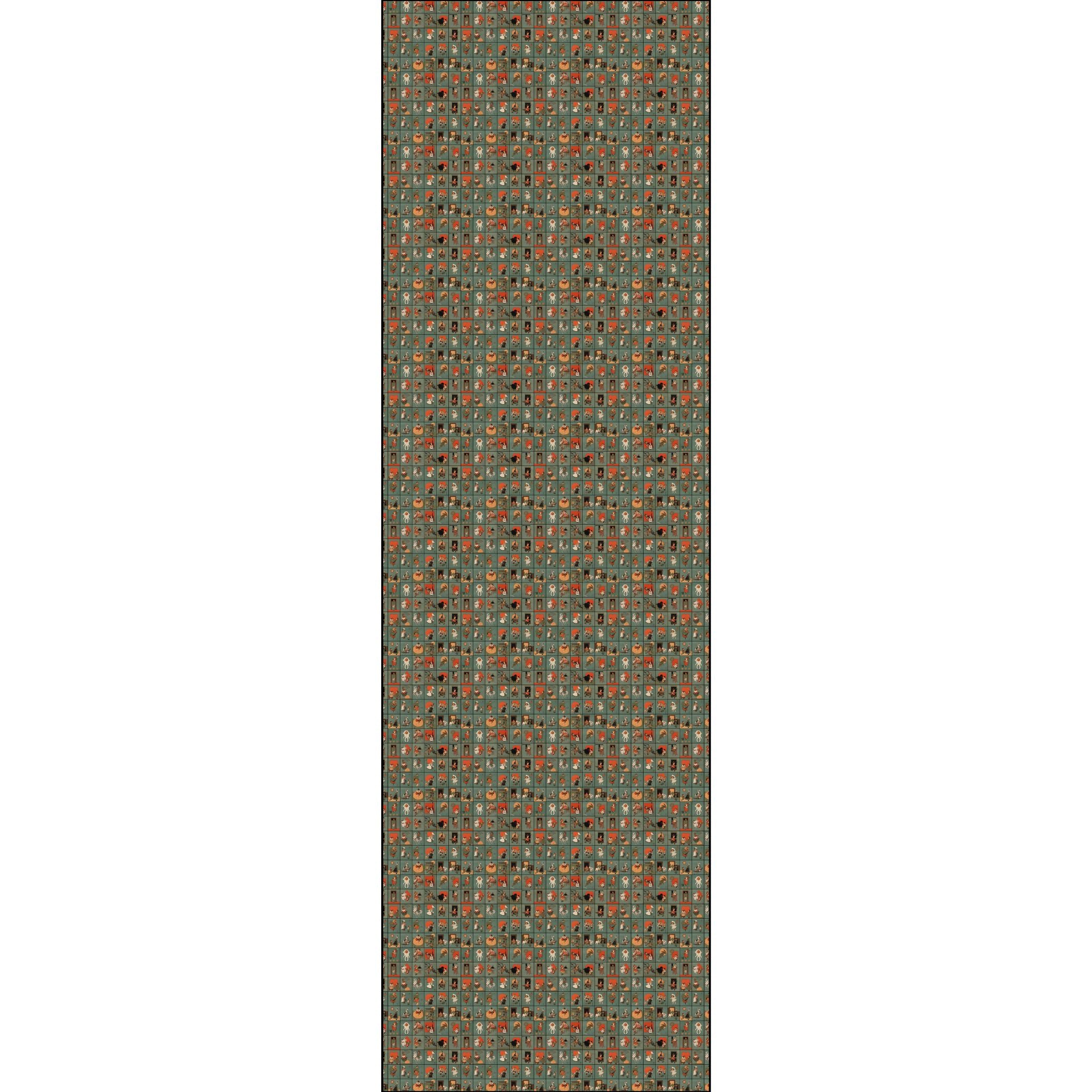 Teal Storybook Tiles