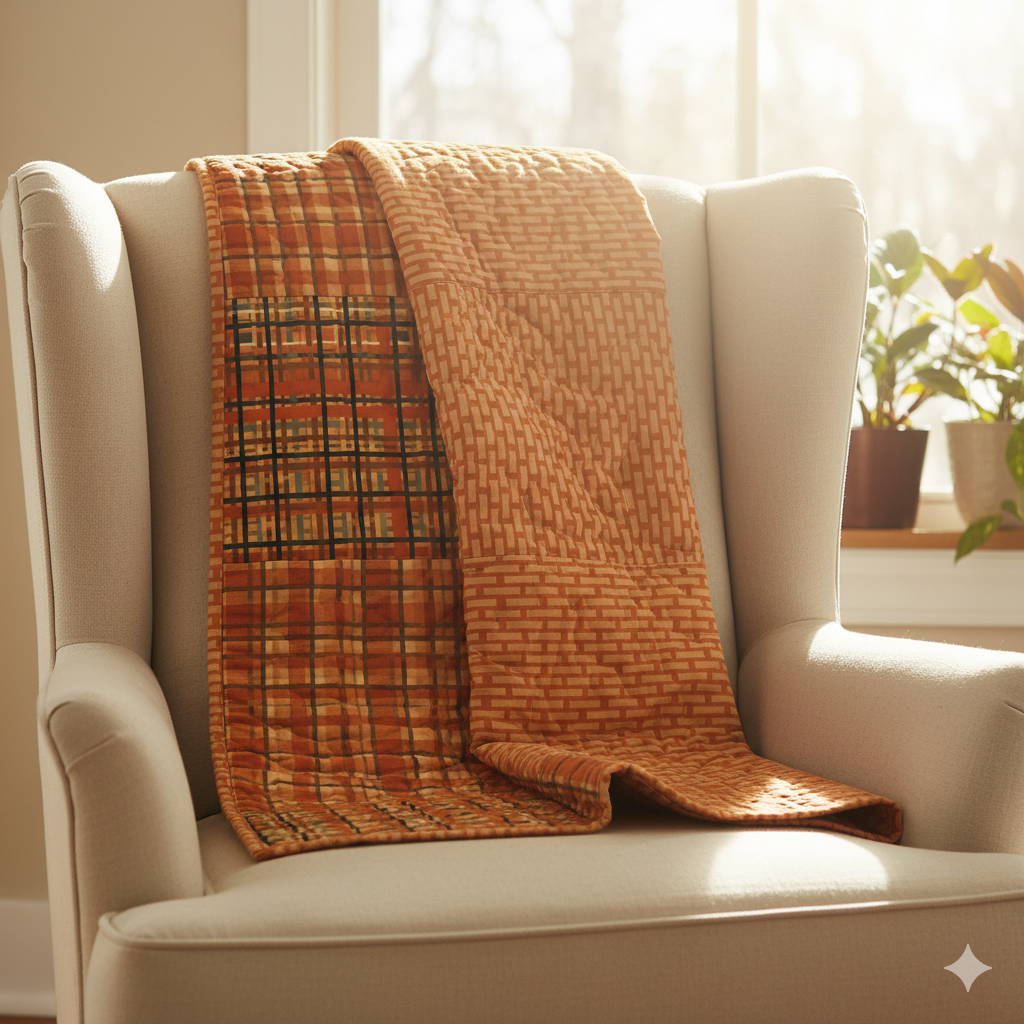 Bricks - Orange and Gold