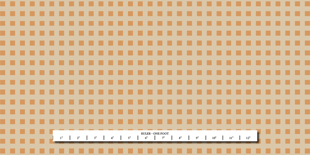 Checks - Gold on Cream