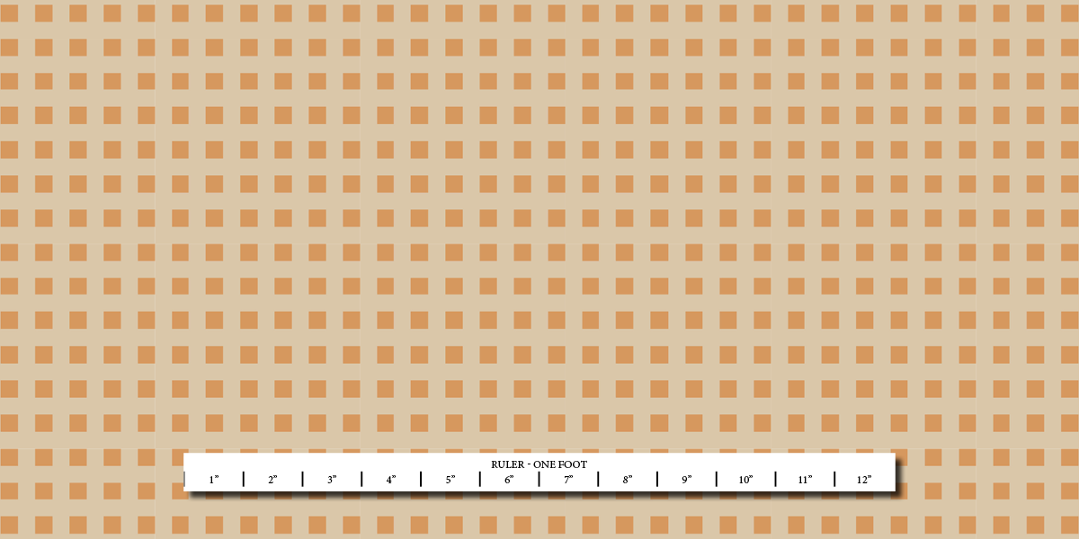 Checks - Gold on Cream