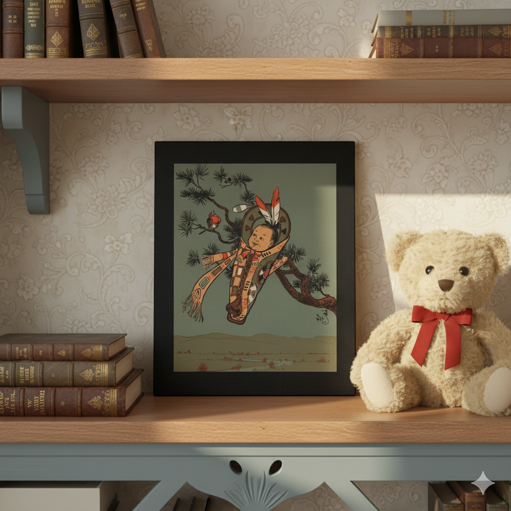 Hush-a-bye Baby Canvas Wall Art