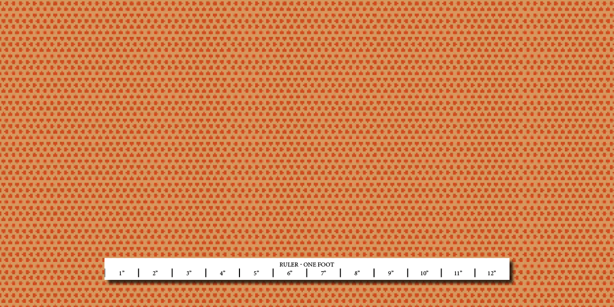 Polka Dots - Gold with Orange