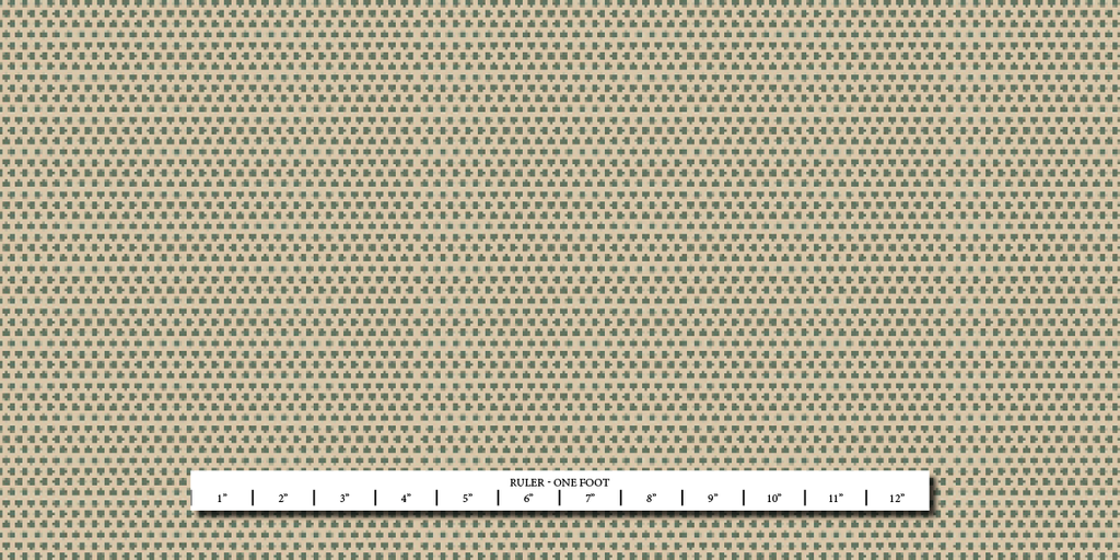 Polka Dots - Cream with Teal