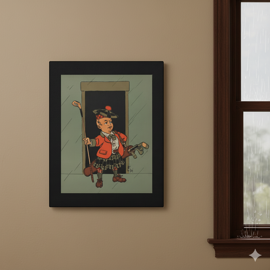 Rain Rain Go Away - Little Arthur Canvas Wall Art
