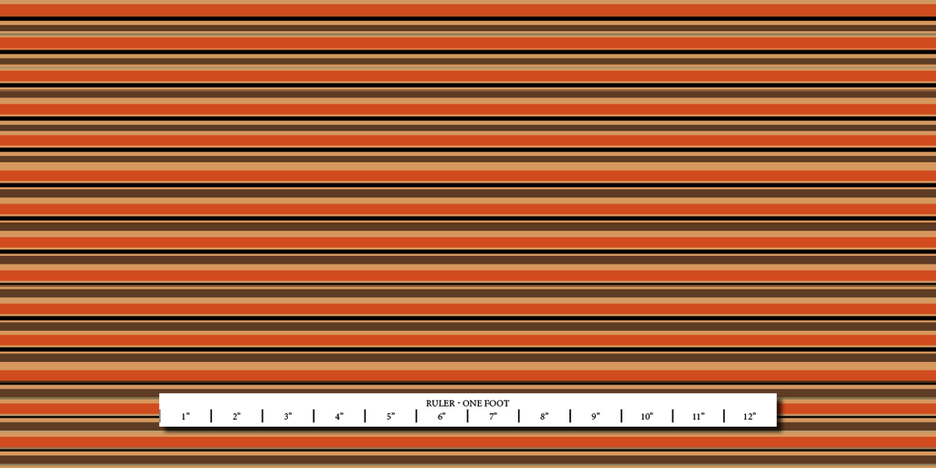Stripes - Orange and Gold