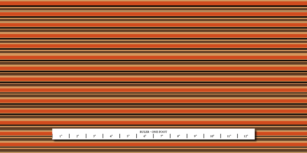 Stripes - Orange and Gold